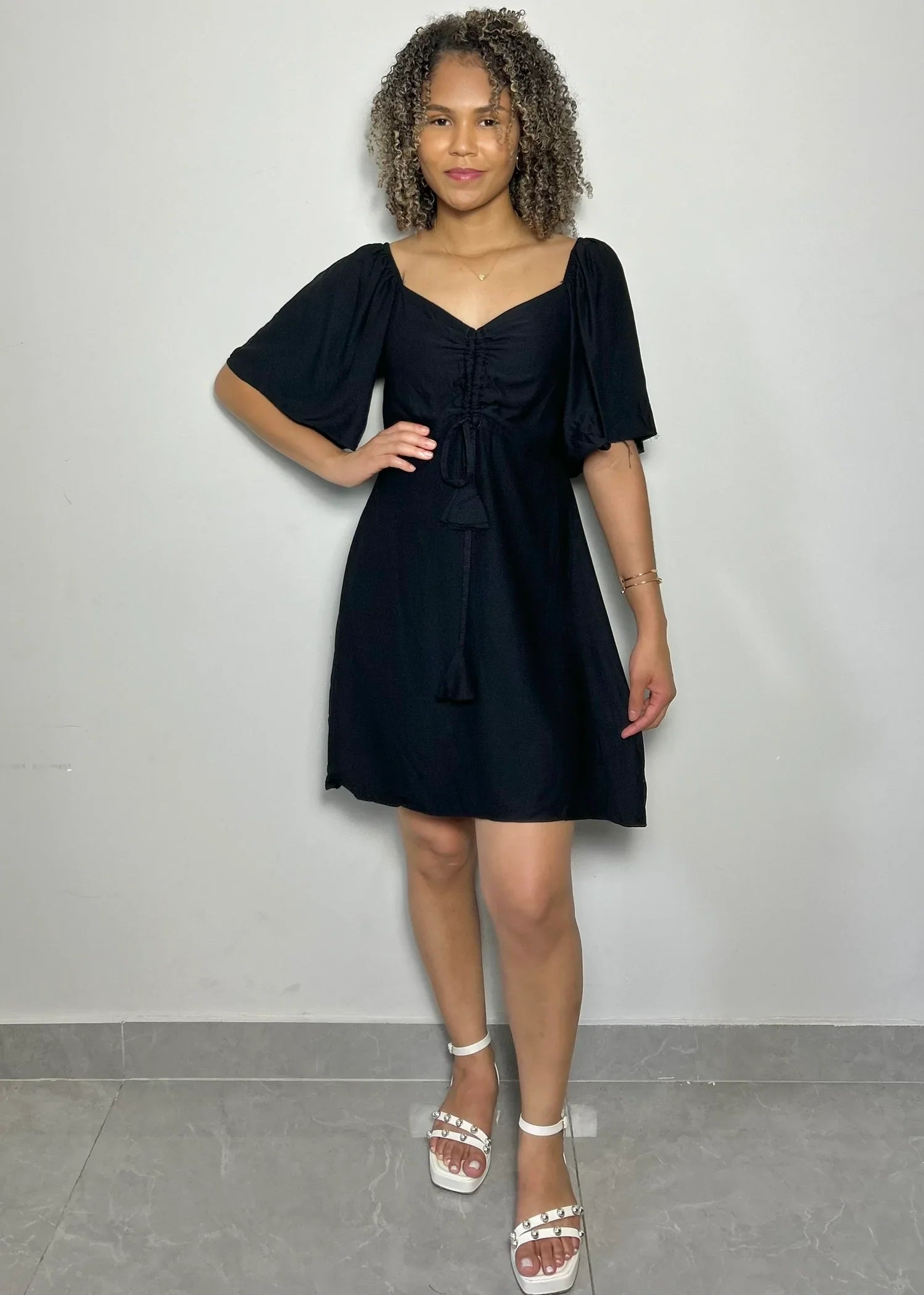 vestido curto preto 2 - LE XAVIER